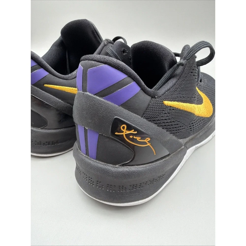 Nike Kobe 8 GS Lakers Away Basketball Shoes GS 5.5Y FN0266-002 EUC